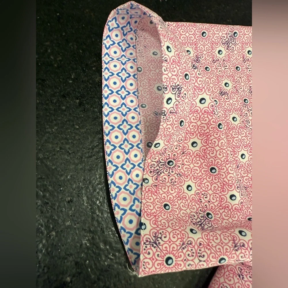 Johnston Murphy Performance S/S Shirt Geometric Design M Excellent Condition - Picture 6 of 14